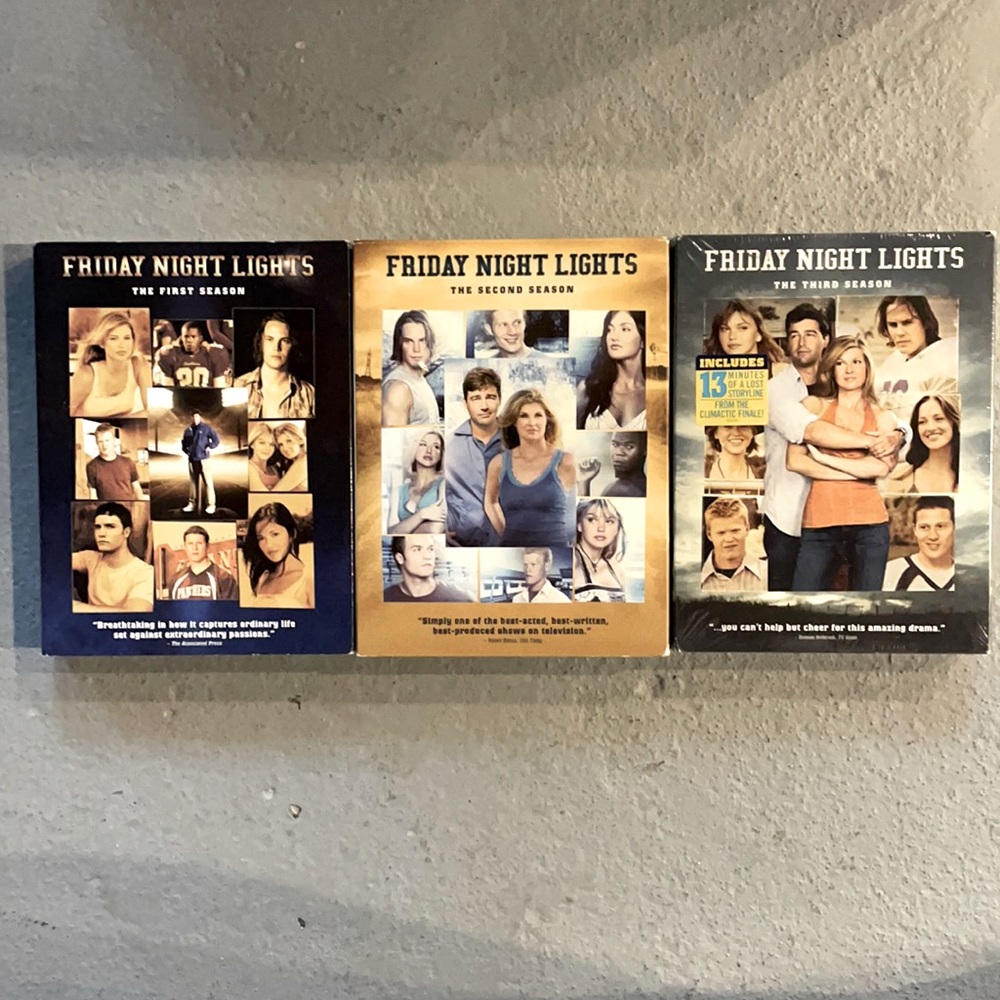 Friday Night Lights Seasons 1-3 DVDs